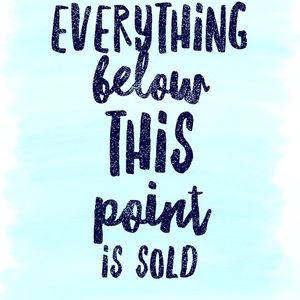 All items below have sold.